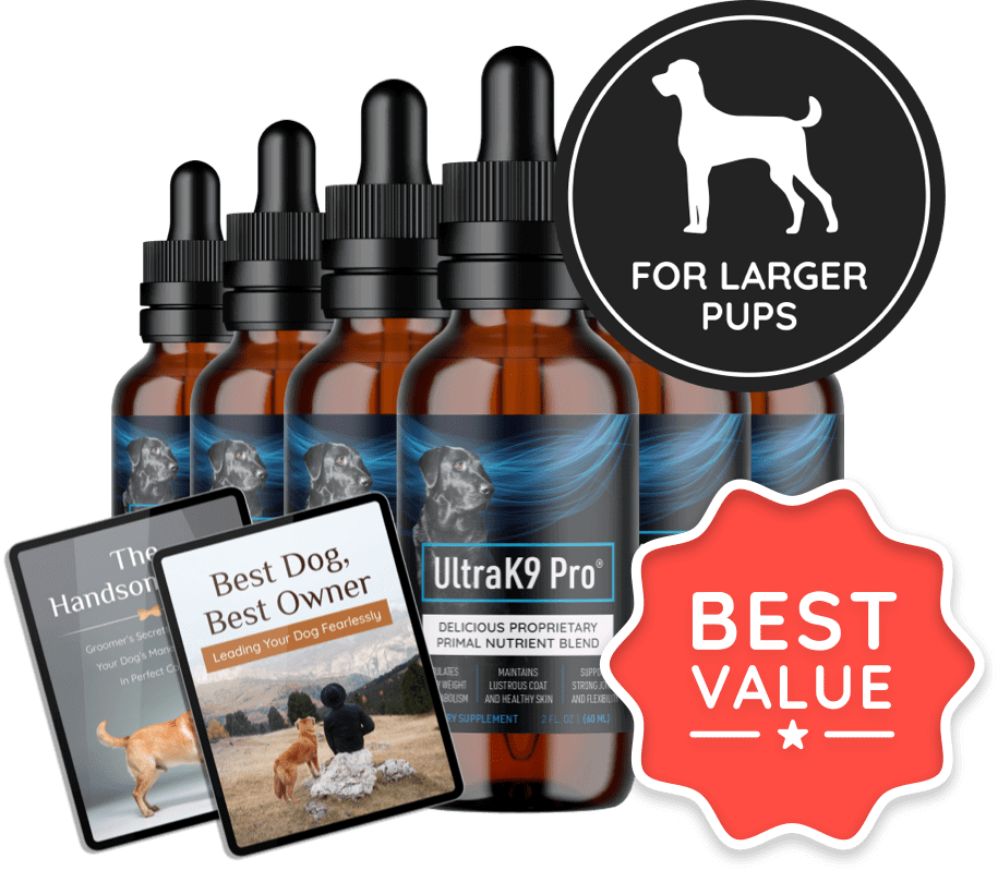 UltraK9 Pro 6 bottles — 180-day supply
